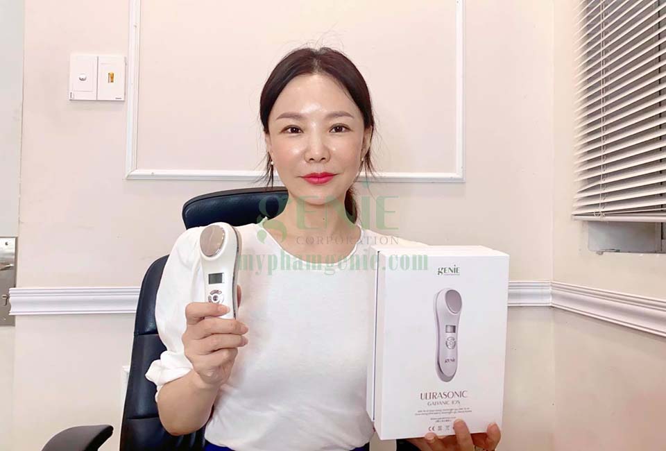 Máy đi tinh chất ultrasonic galvanic ion genie